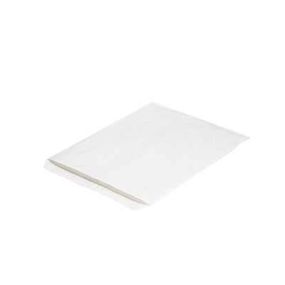 Grease Proof White Kraft Paper Pouches , Kraft Paper Food Bag For Potato Chip OEM